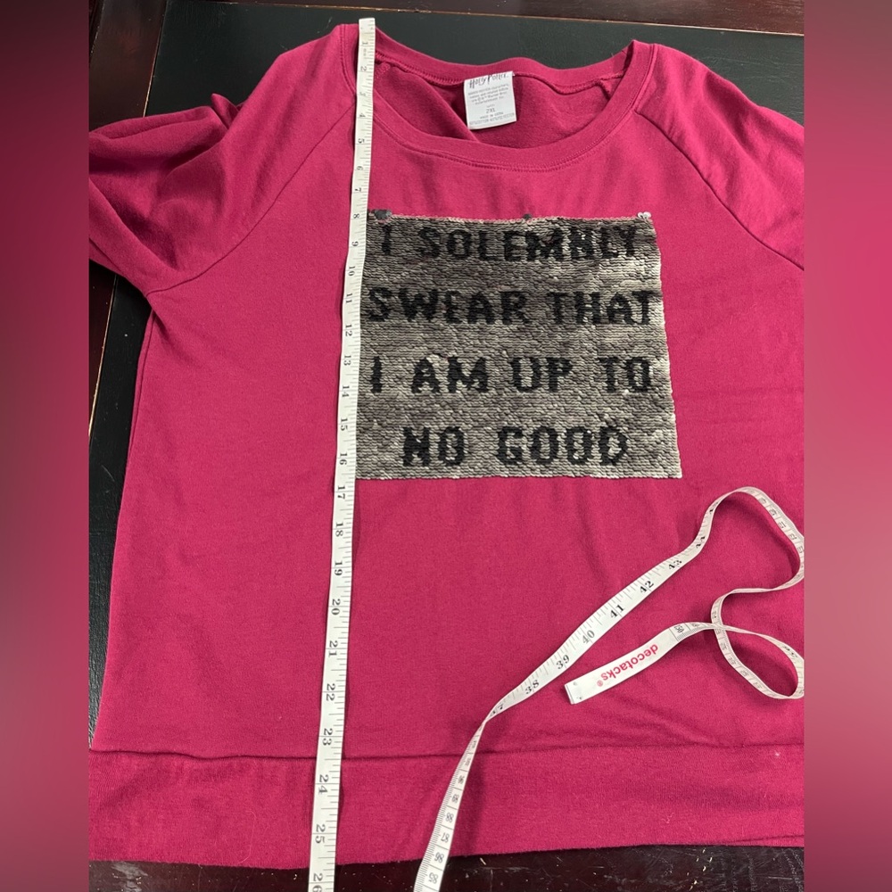 Harry Potter sequined sweatshirt 21” p2p - Picture 7 of 7